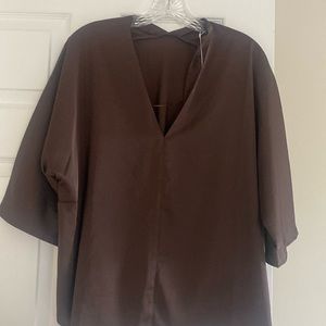 Banana Republic brown blouse
